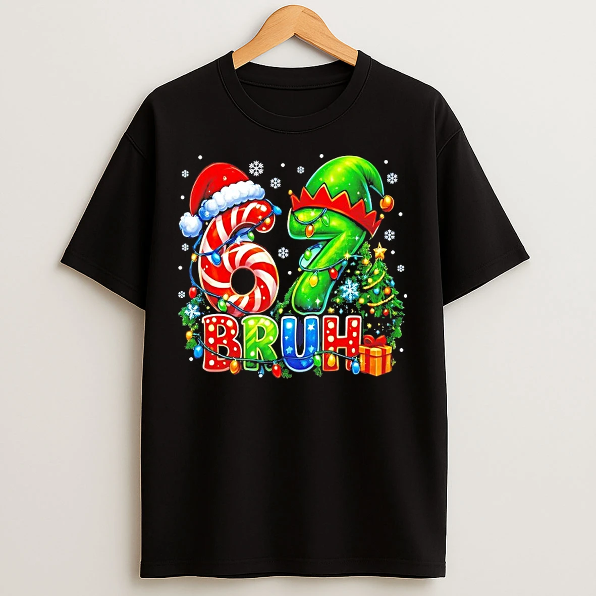 Classic Bruh 67 Six Seven 6 7 Meme Christmas T Shirts