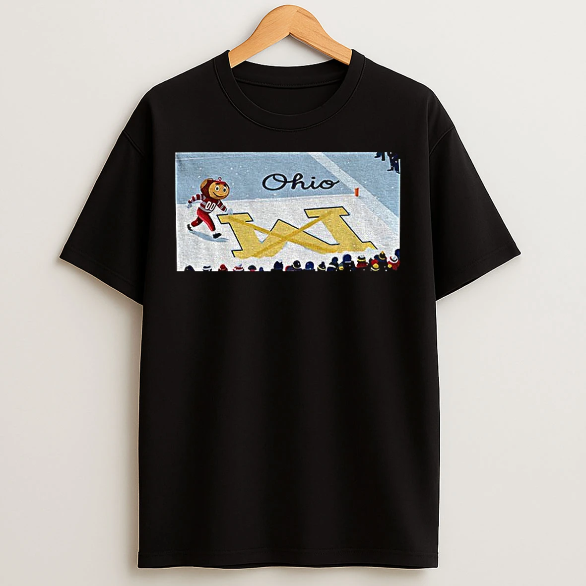 Classic Brutus Crossing Out M Ohio State Buckeyes Vs Michigan Wolverines 27 9 T Shirts