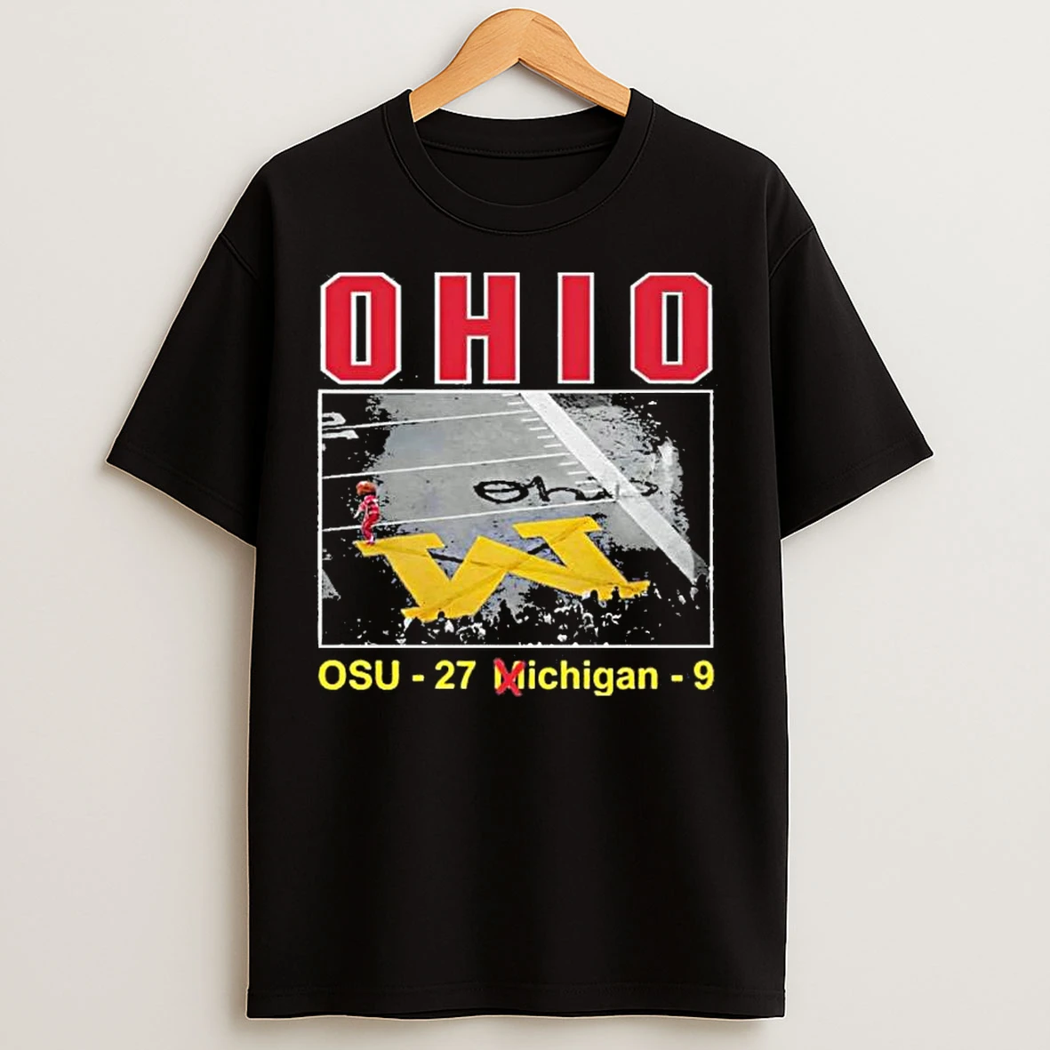 Classic Brutus Ohio Erase Osu 27 9 Michigan T Shirts