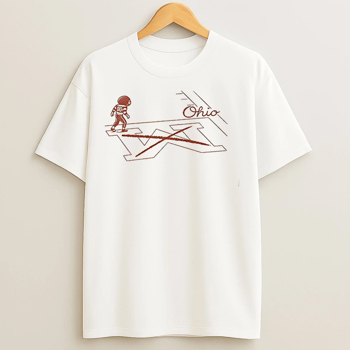 Classic Brutus Ohio State Buckeyes Dancing Mascot In The M Land Snow Game Day Ohio Beat Michigan T Shirts