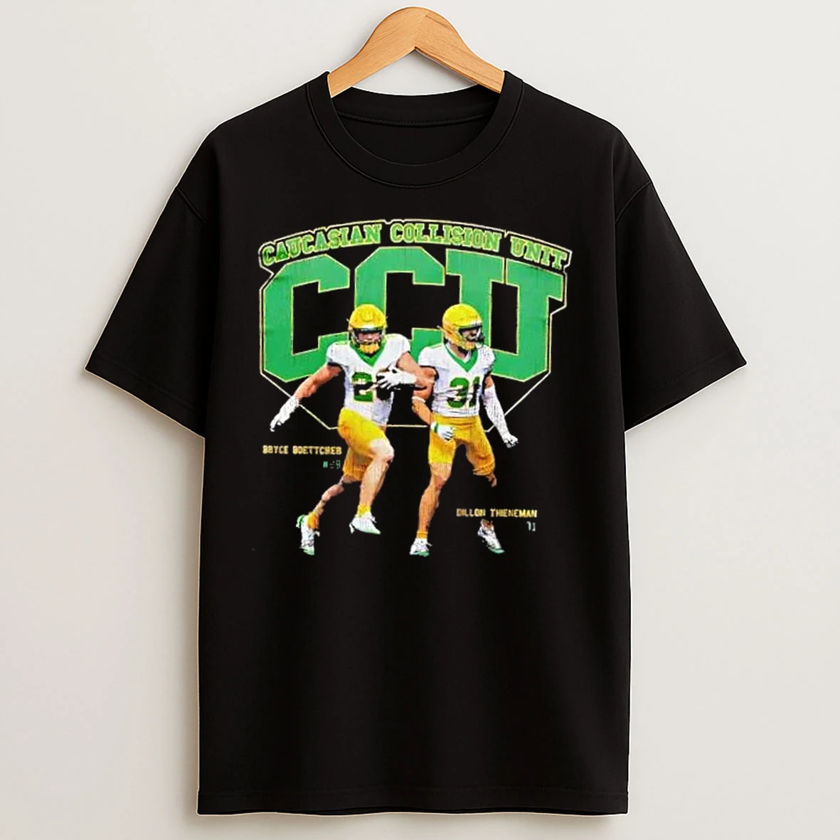 Classic Bryce Boettcher X Dillon Thieneman Caucasian Collision Unit Ccu T Shirts