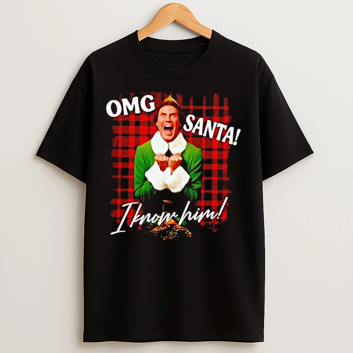 Classic Buddy The Elf Omg Santa I Know Him Stylish T Shirts
