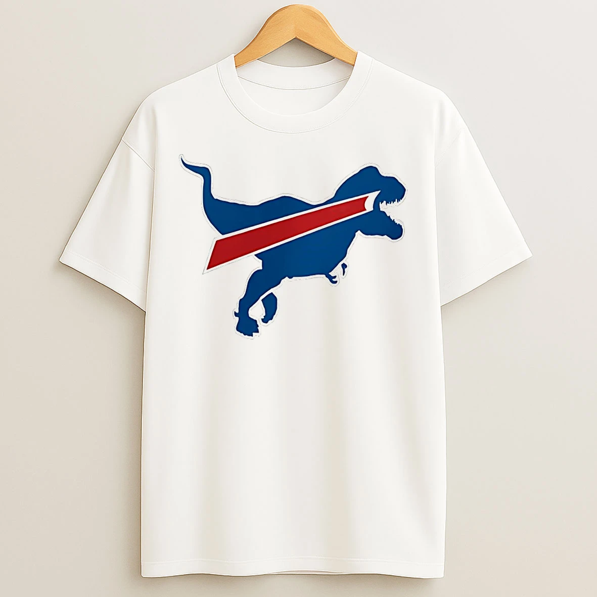 Classic Buffalo Bills Buffalosaurus T Rex T Shirts