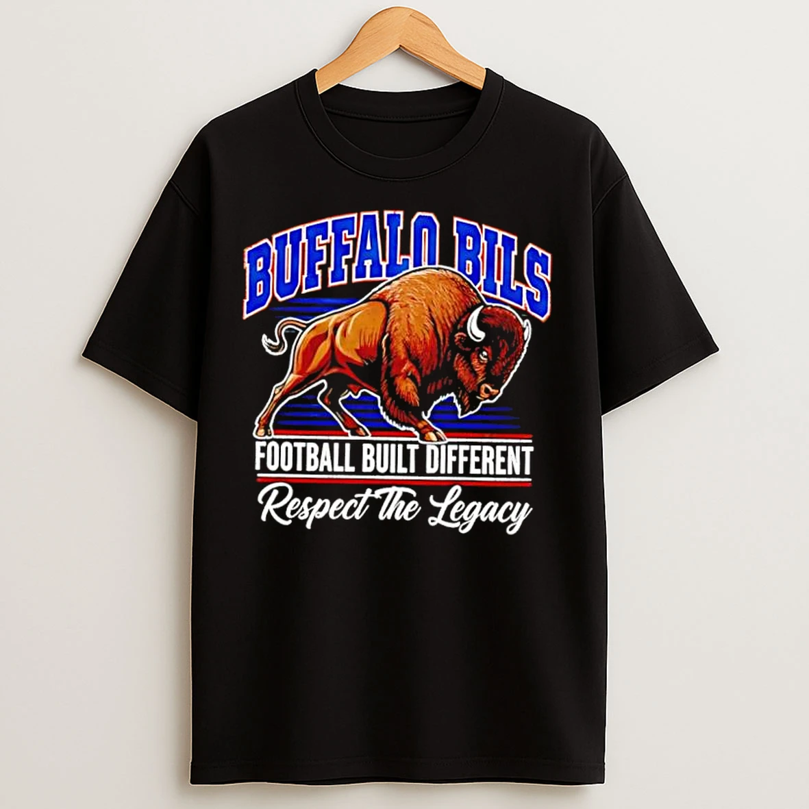 Classic Buffalo Bills Football Built Different Respect The Legacy T Shirts