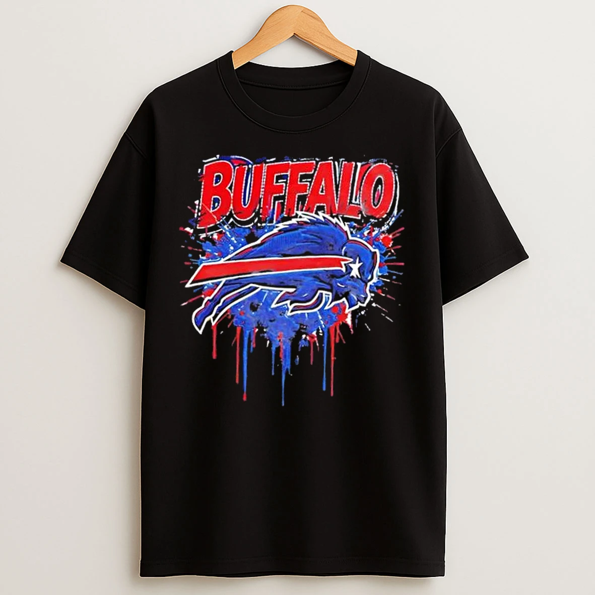 Classic Buffalo Bills Football Logo Colorful T Shirts