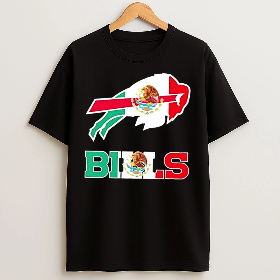 Classic Buffalo Bills Football X Mexican Flag T Shirts
