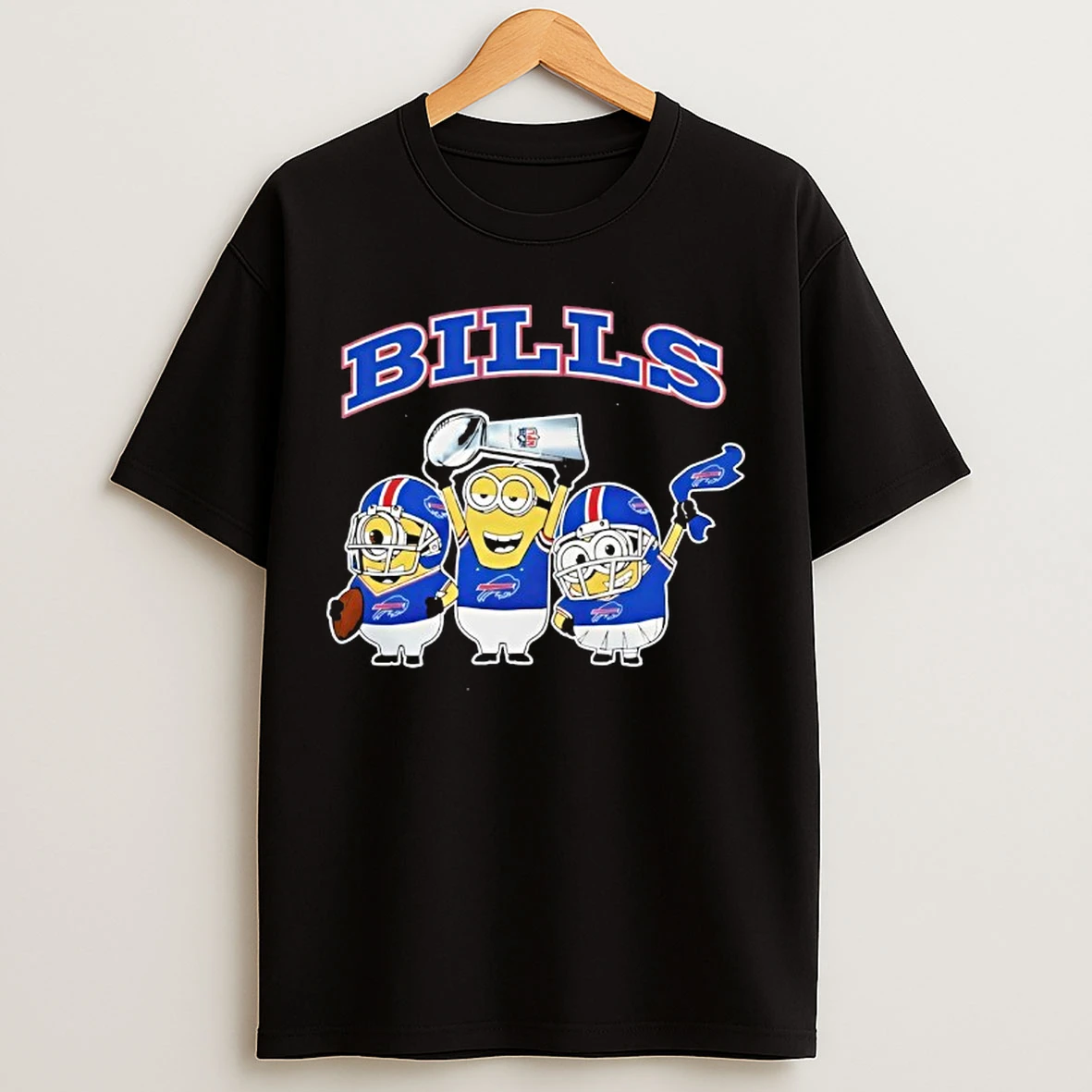 Classic Buffalo Bills Minions Celebrate Football T Shirts
