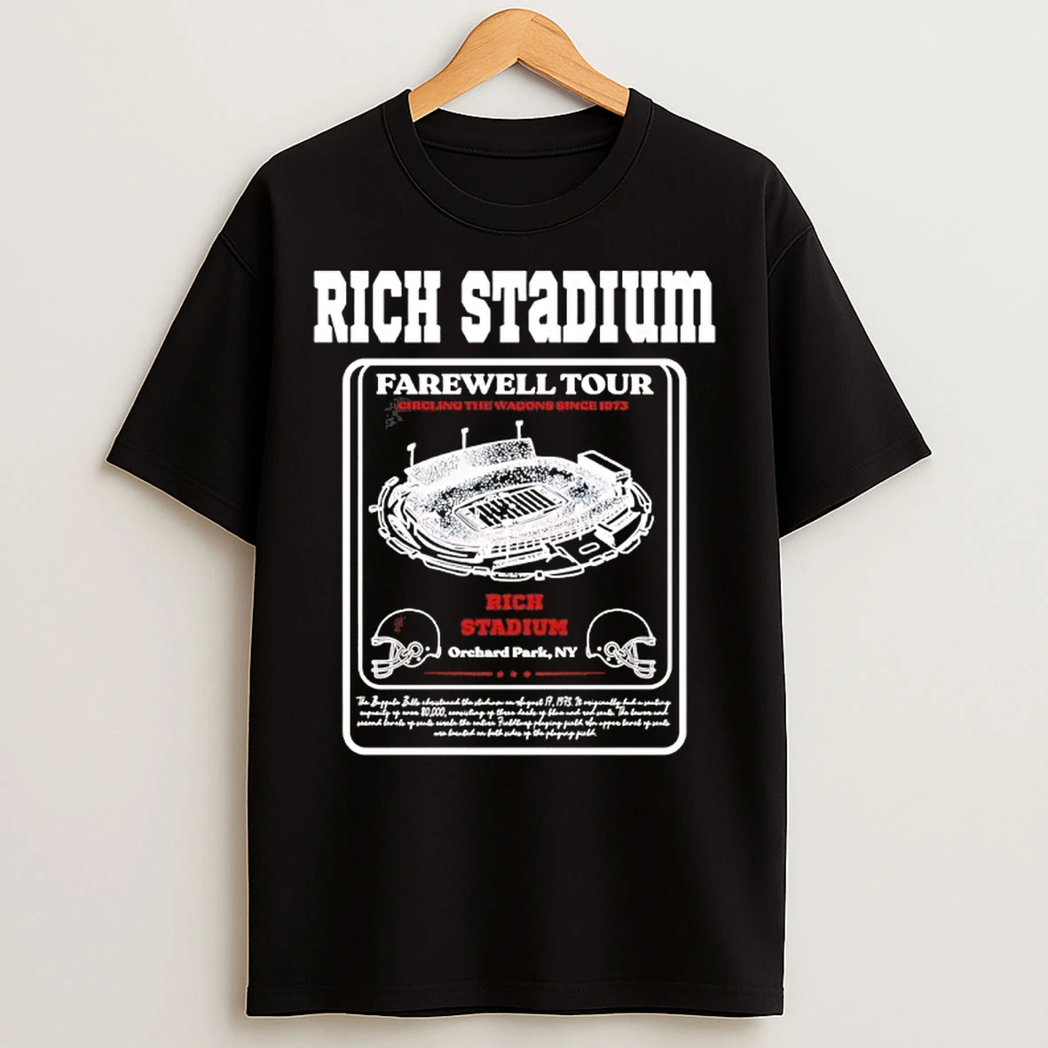 Classic Buffalo Bills Rich Stadium Farewell 2025 T Shirts