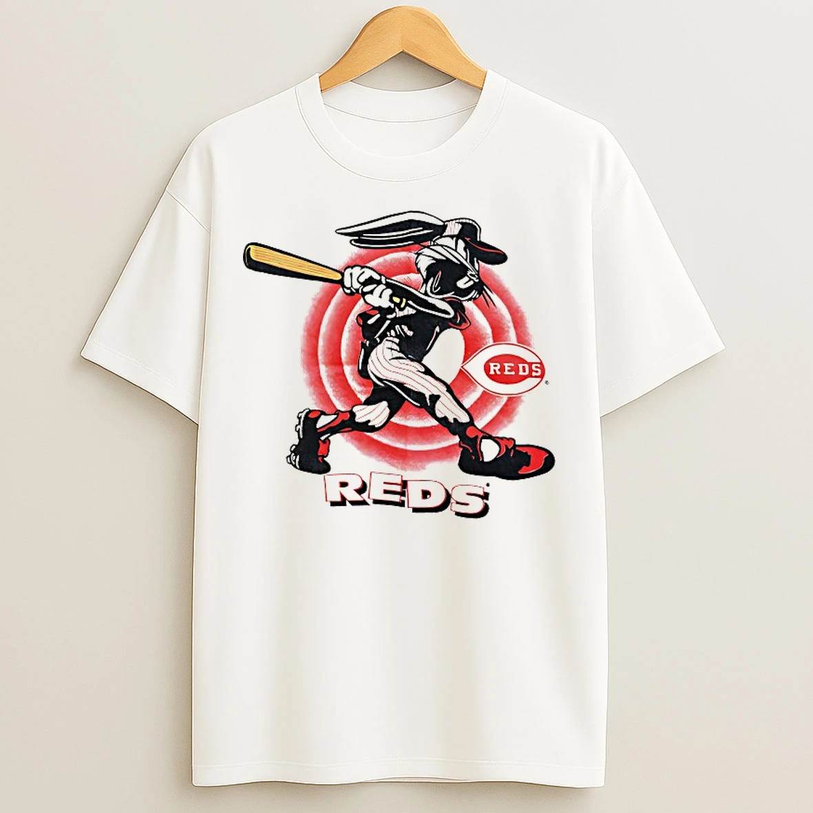 Classic Bugs Bunny Cincinnati Reds Vintage T Shirts