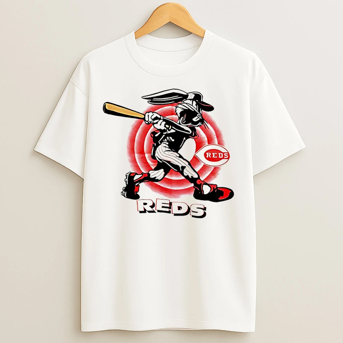 Classic Bugs Bunny Looney Tunes Cincinnati Reds X Warner Bros T Shirts