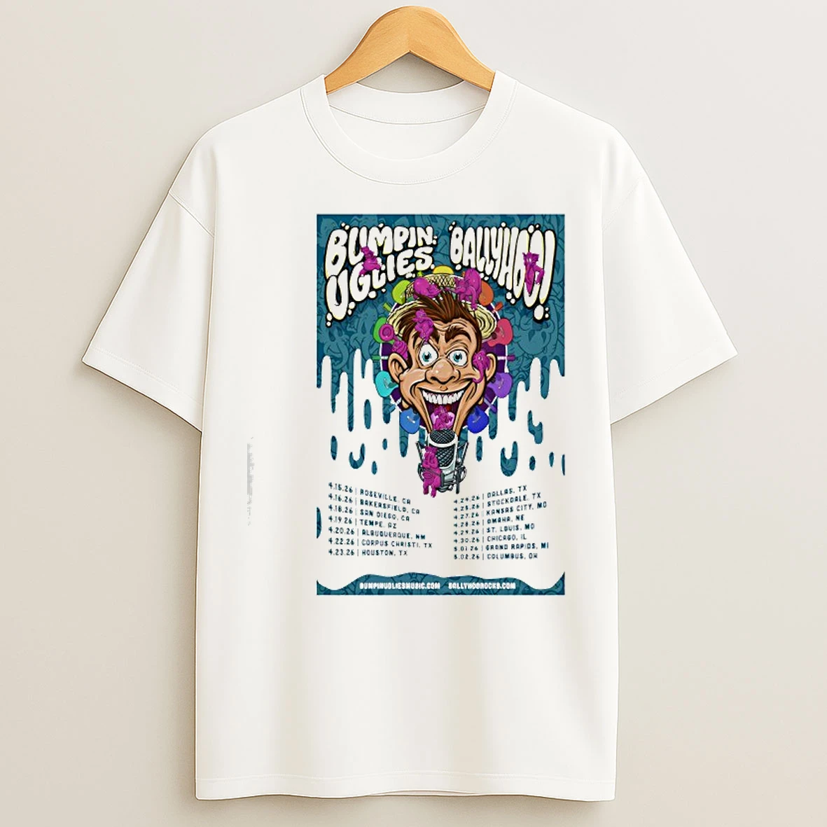 Classic Bumpin Uglies And Ballyhoo Tour Apr 2026 T Shirts