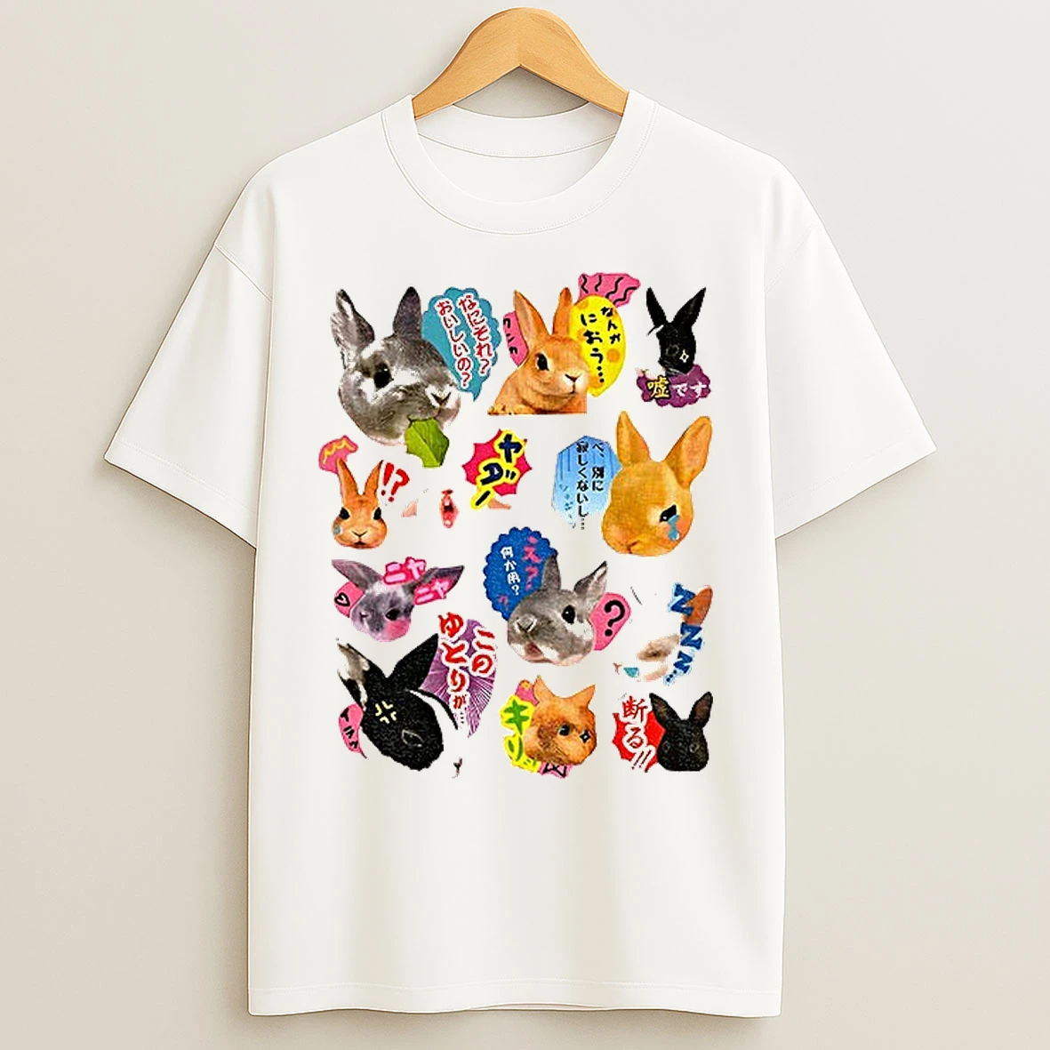 Classic Bunny 90s Harajuku Japanese Graphic T Shirts