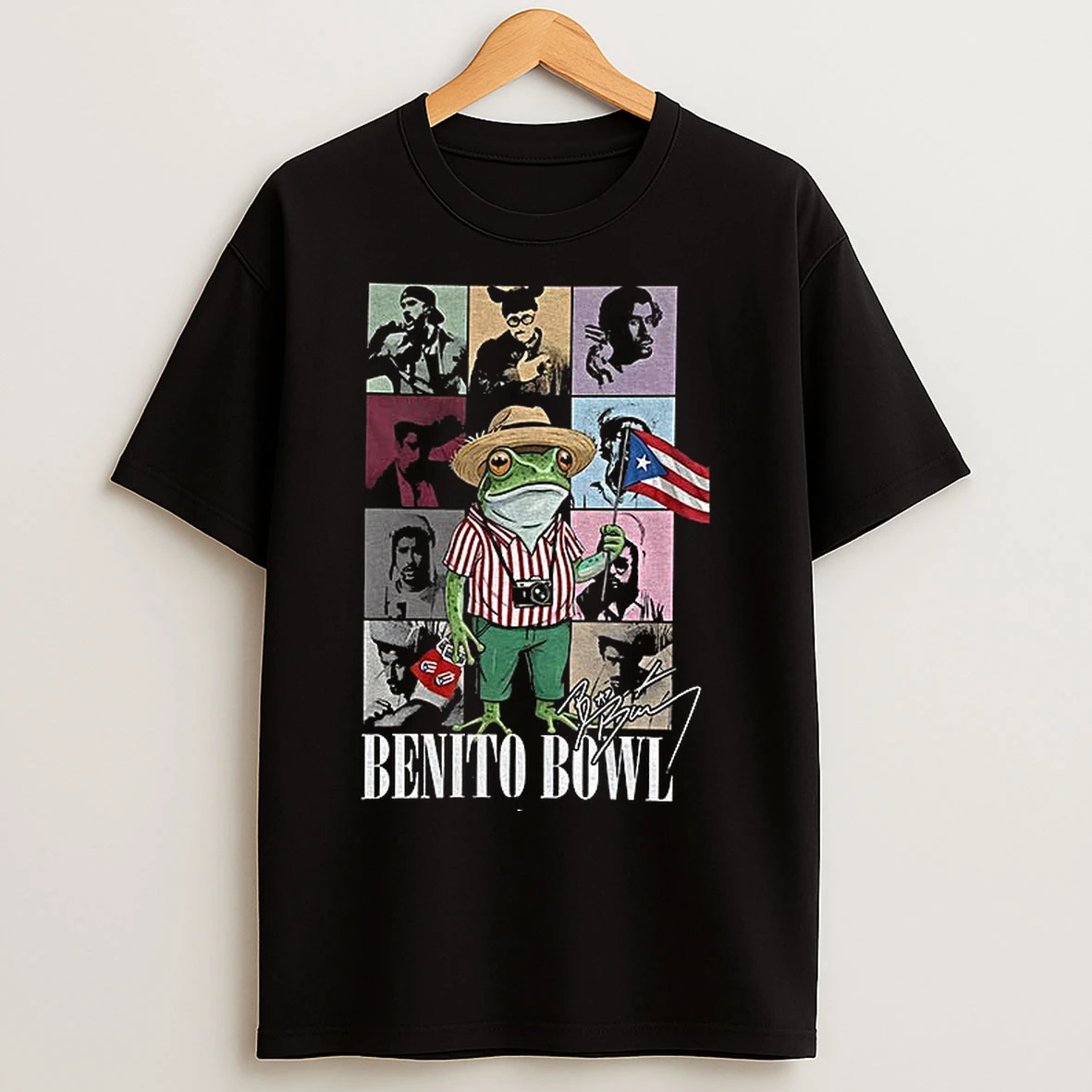 Classic Bunny Bad Benito Bowl Puerto Rico The Era Tour Vintage Signature T Shirts