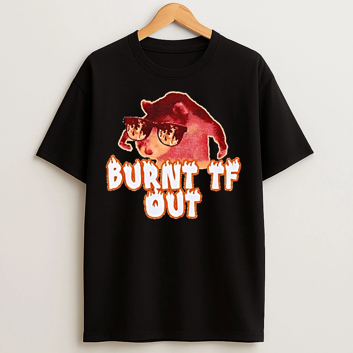 Classic Burnt Tf Out Rat Vintage Style T Shirts