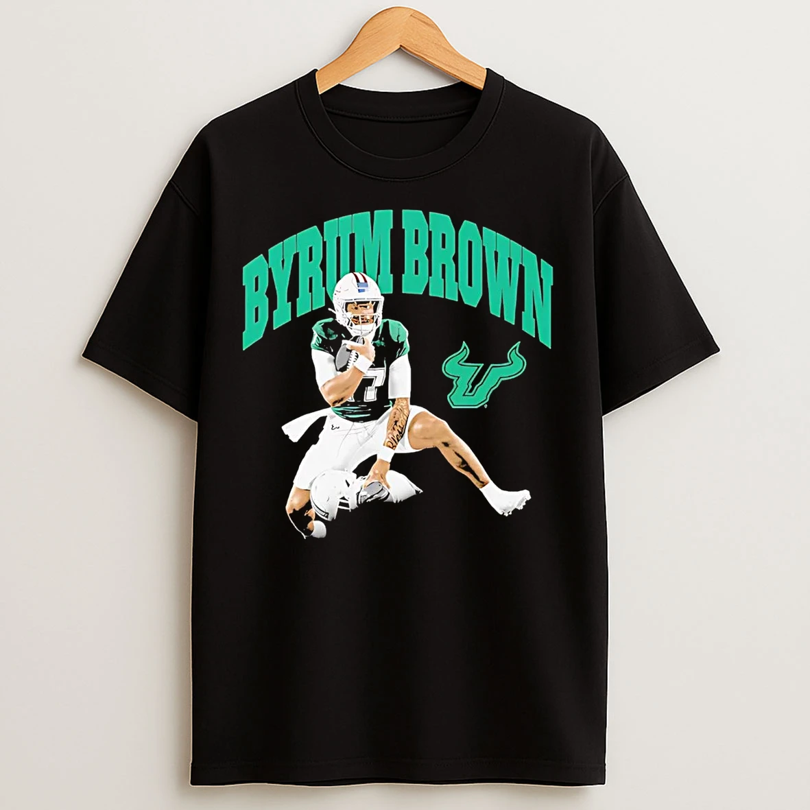 Classic Byrum Brown Hurdle South Florida Bulls T Shirts