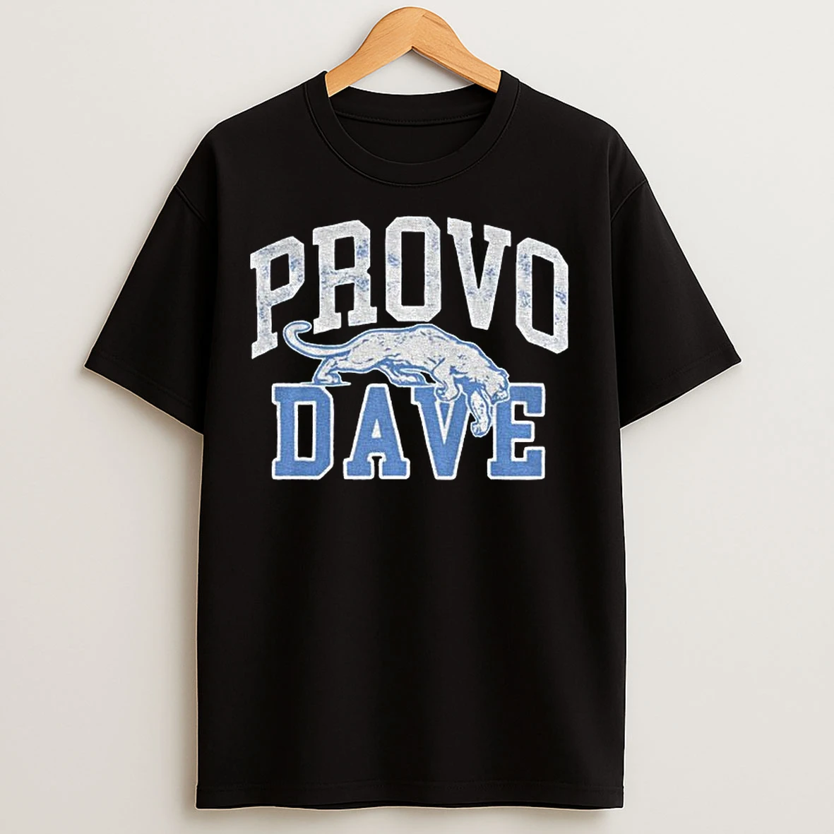Classic Byu Cougars Provo Dave Panther Logo T Shirts