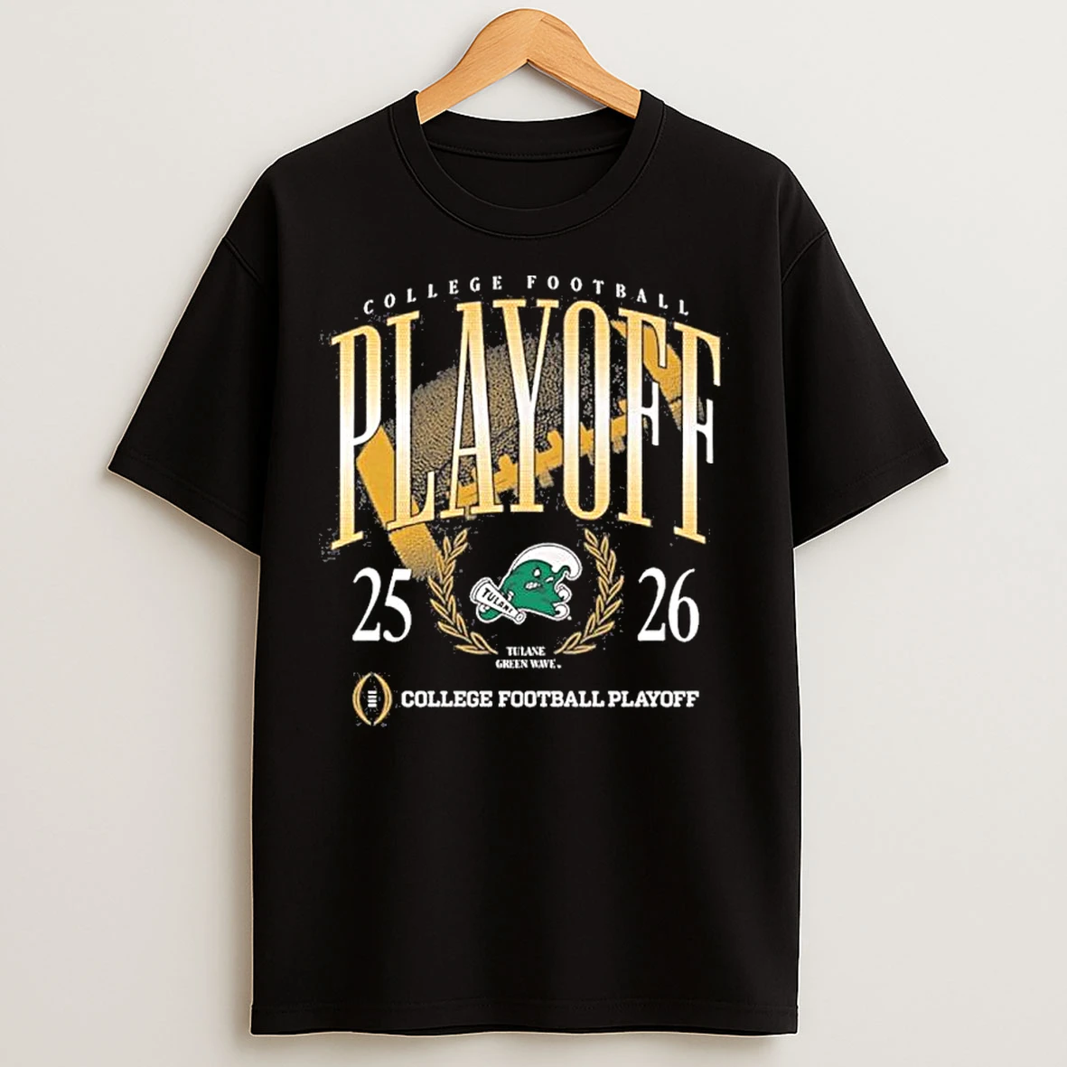 Classic Cfp 2025 26 Tulane Green Wave Retro T Shirts