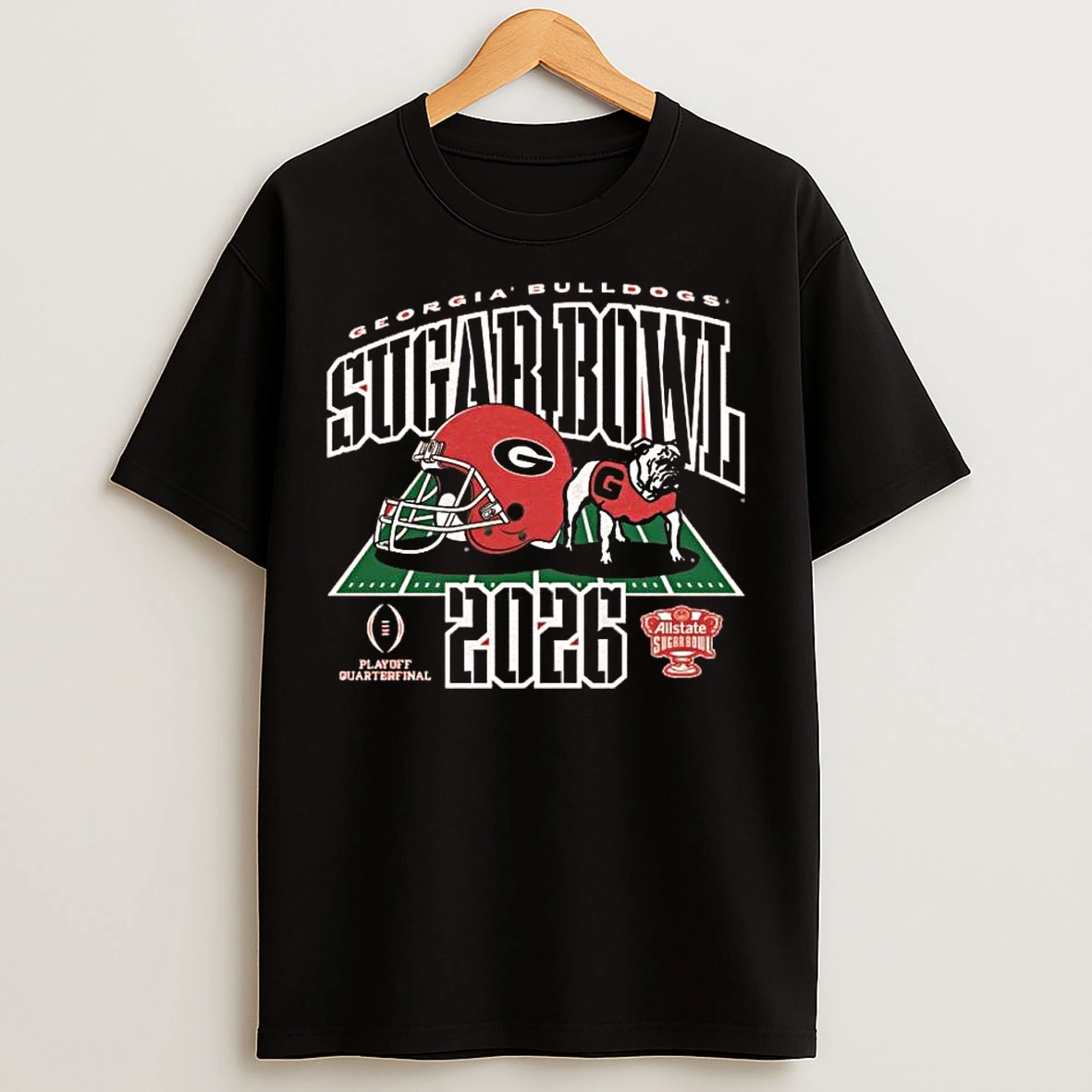 Classic Cfp Georgia Bulldogs Sugar Bowl T Shirts