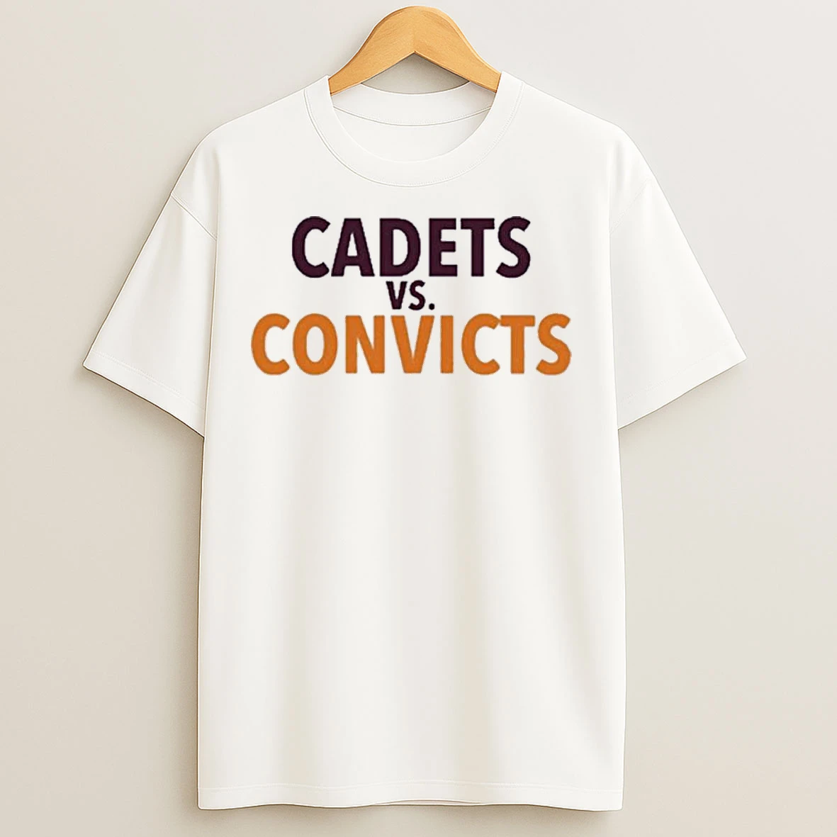 Classic Cadets Vs Convicts Miami Hurricanes T Shirts