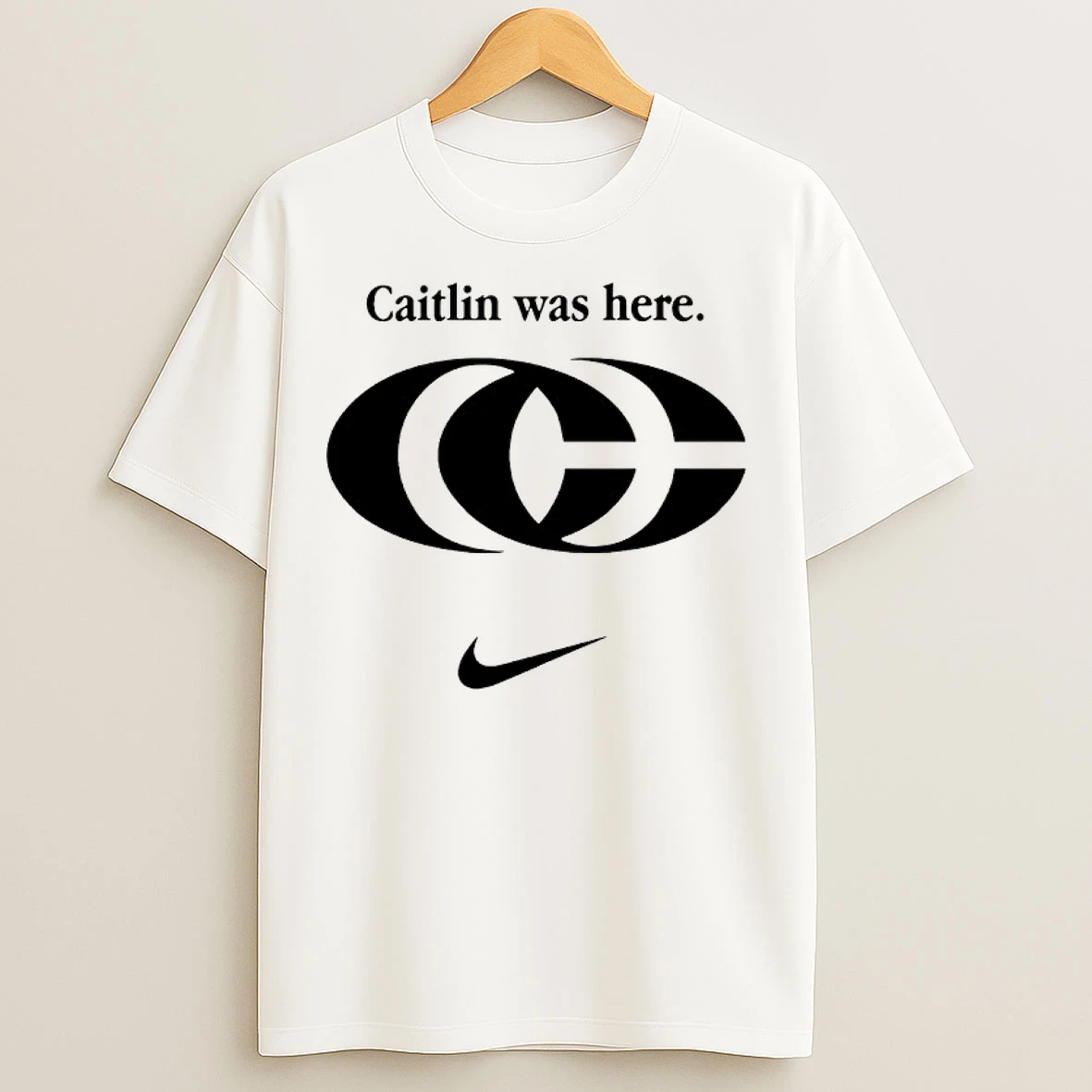 Classic Caitlin Was Here Logo T Shirts