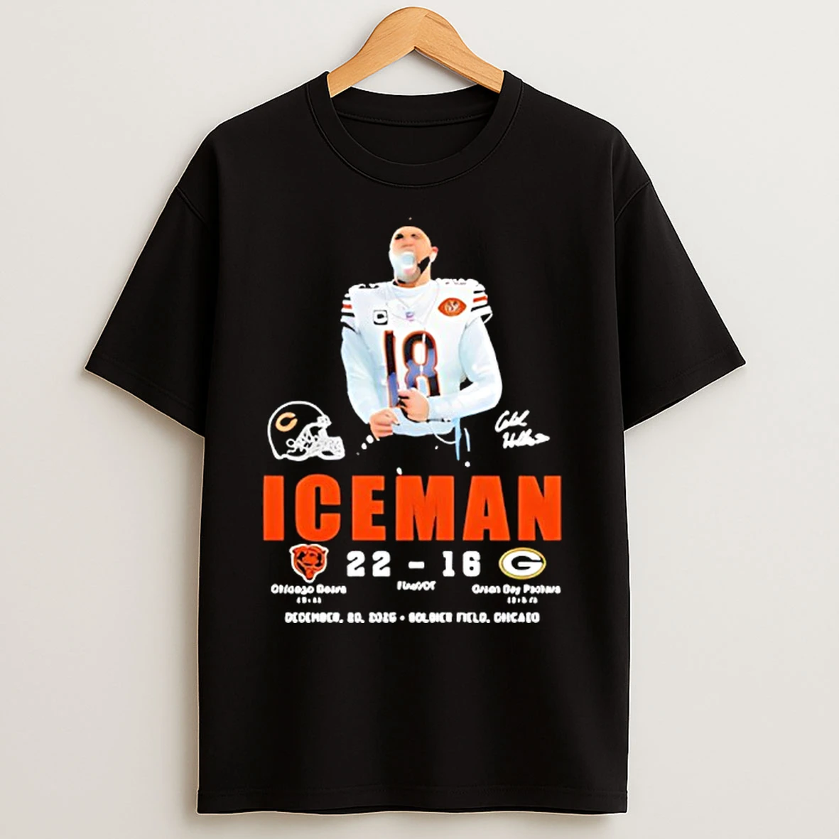 Classic Caleb Williams 18 Chicago Bears T Shirts