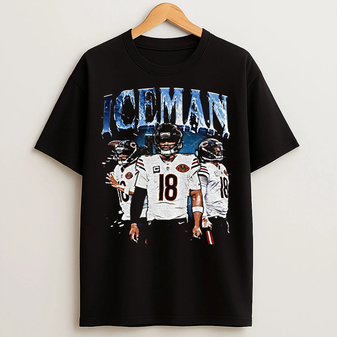 Classic Caleb Williams Chicago Bears 18 Iceman T Shirts