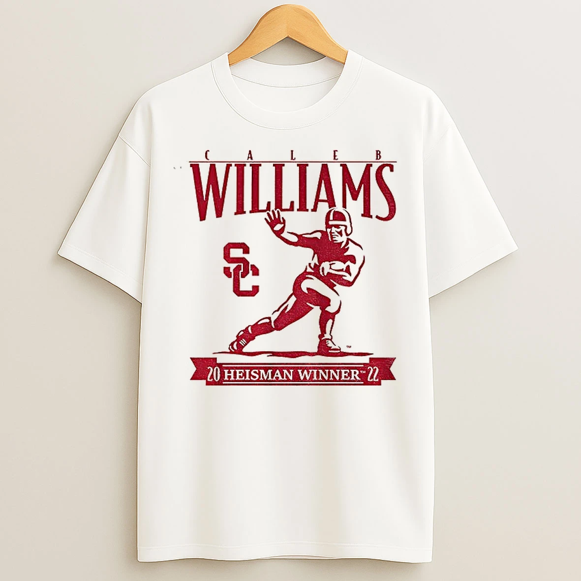 Classic Caleb Williams Heisman Trophy Usc Trojans Football Heisman Winner 2022 T Shirts