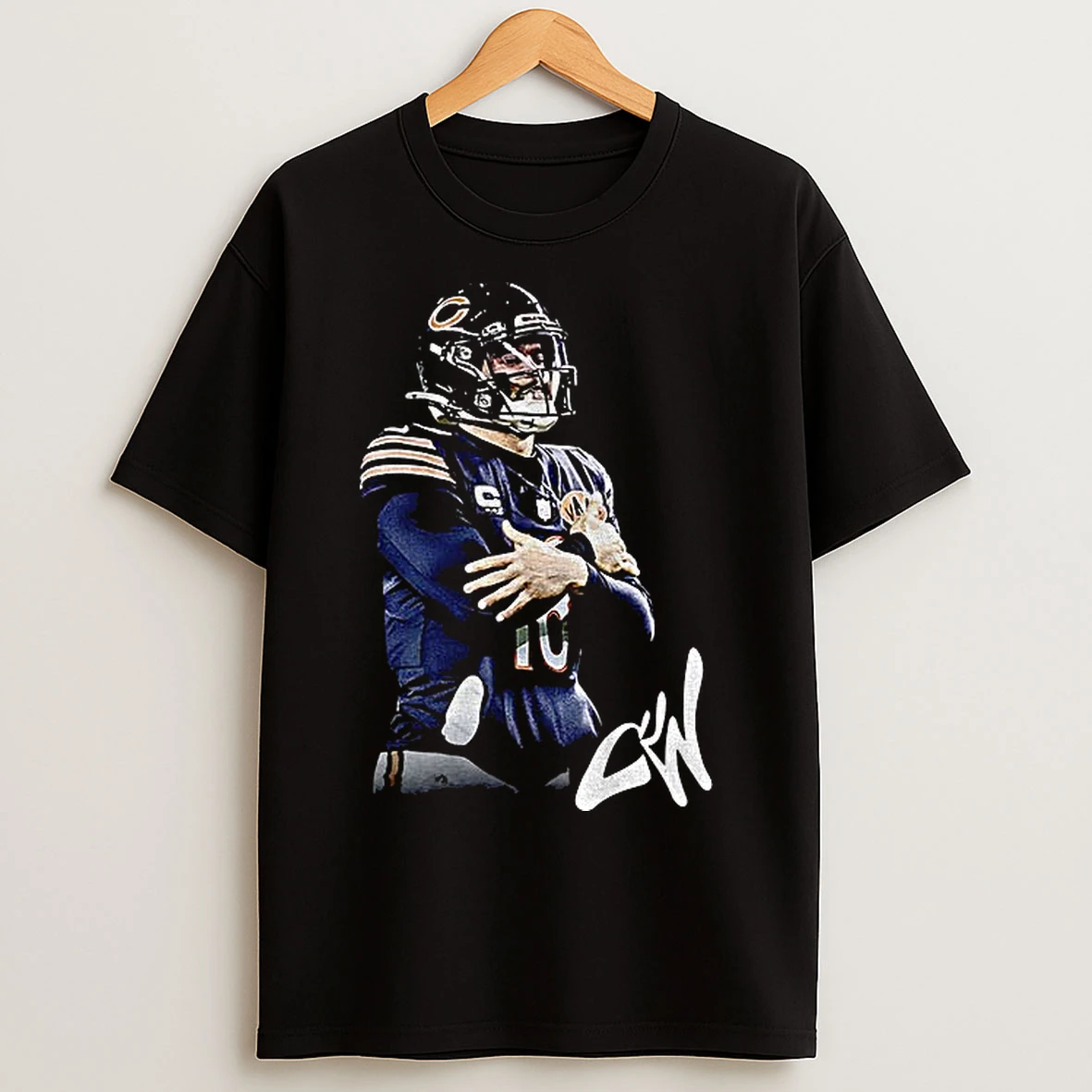 Classic Caleb Williams The Iceman Chicago Bears Football Nfl 22025 Signature T Shirts
