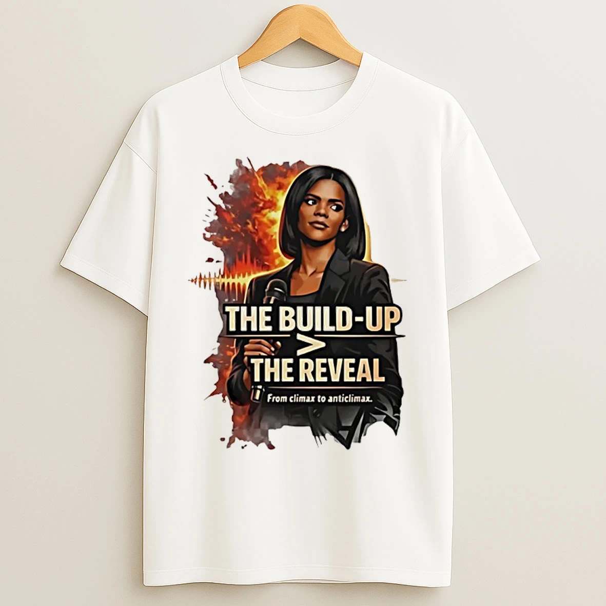 Classic Candace Owens The Build Up The Reveal Graphic T Shirts
