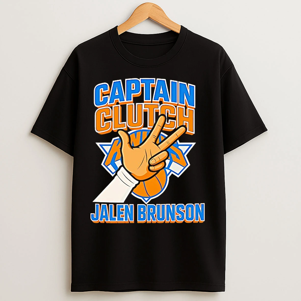 Classic Captain Clutch Jalen Brunson New York Knicks T Shirts