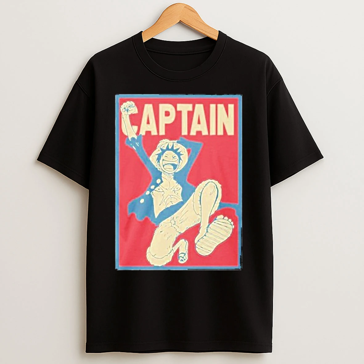 Classic Captain Monkey D Luffy Anime T Shirts