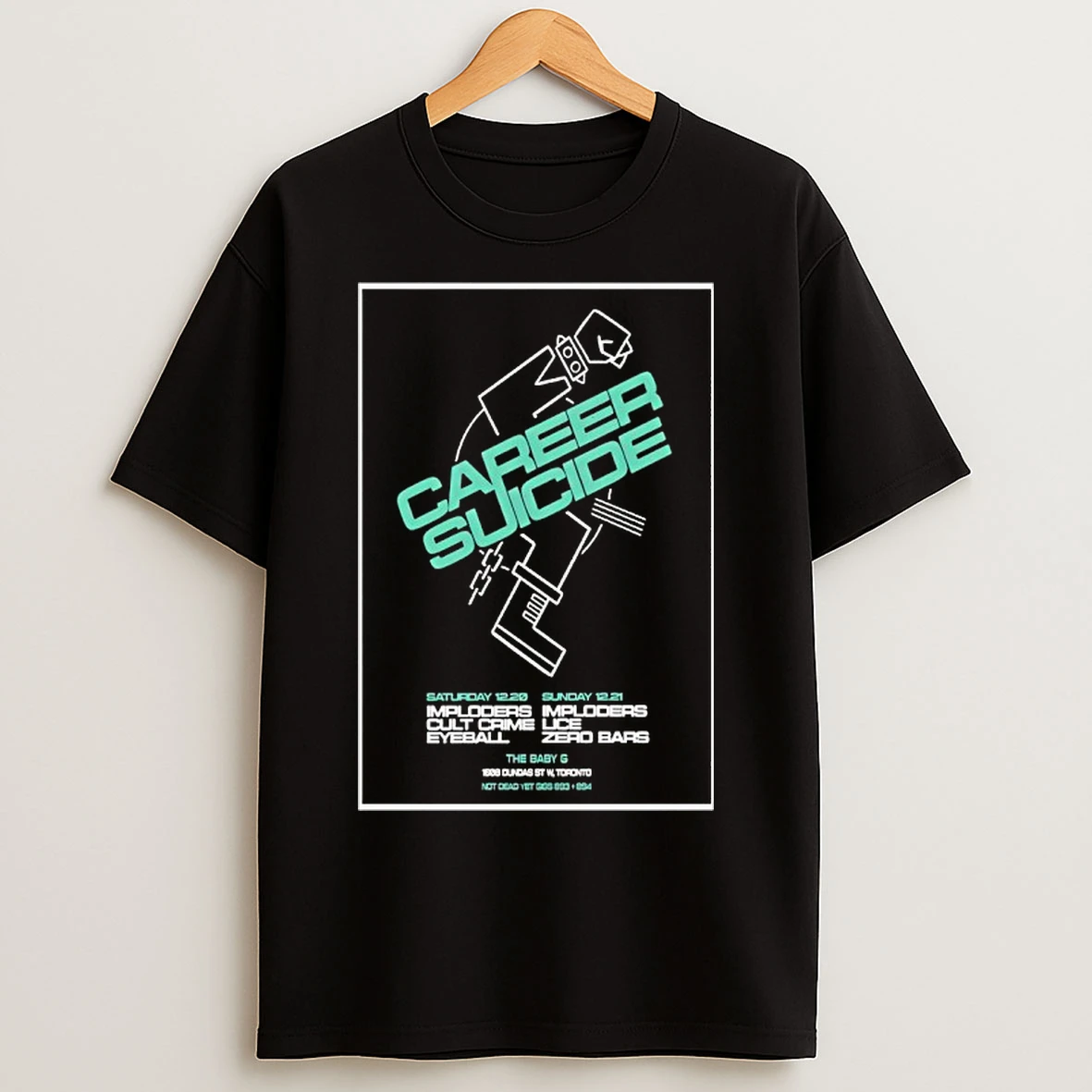 Classic Career Suicide In Toronto 2025 Event T Shirts
