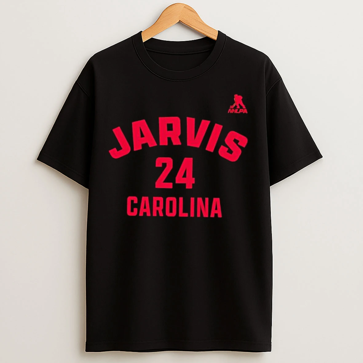 Classic Carolina Hurricanes Seth Jarvis 24 Name And Number T Shirts