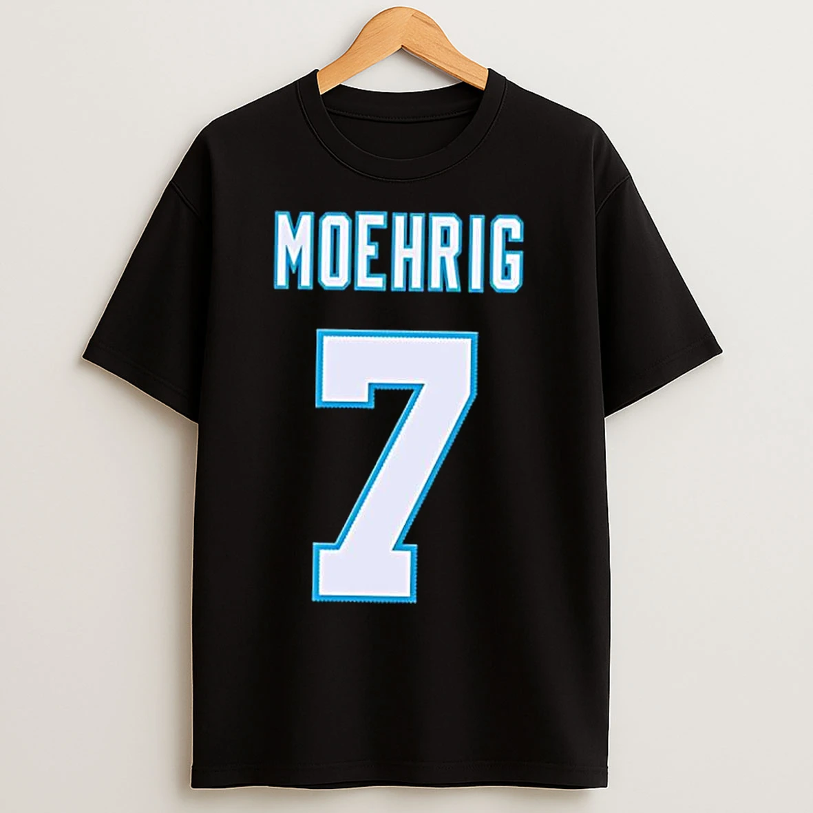 Classic Carolina Panthers Db Trevon Moehrig Number 7 T Shirts