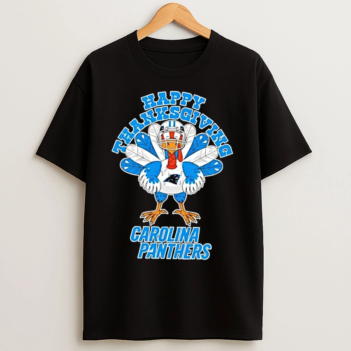 Classic Carolina Panthers Football X Turkey Happy Thanksgiving T Shirts