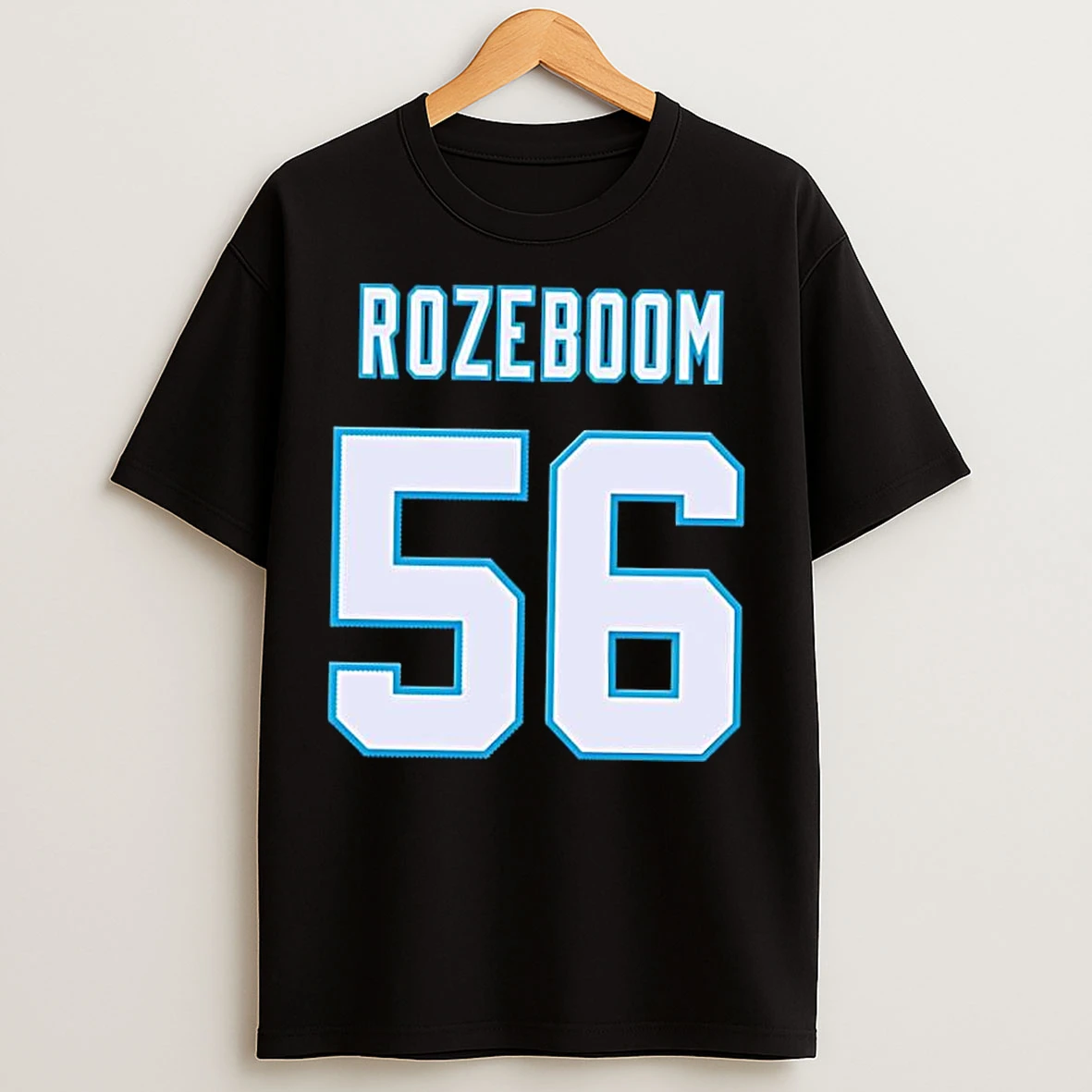 Classic Carolina Panthers Lb Christian Rozeboom Number 56 T Shirts