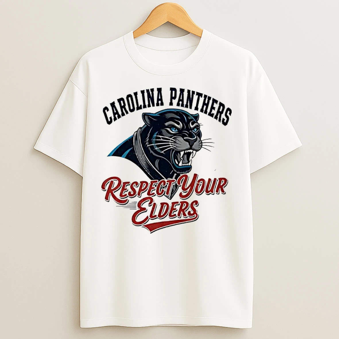 Classic Carolina Panthers Respect Your Elders T Shirts