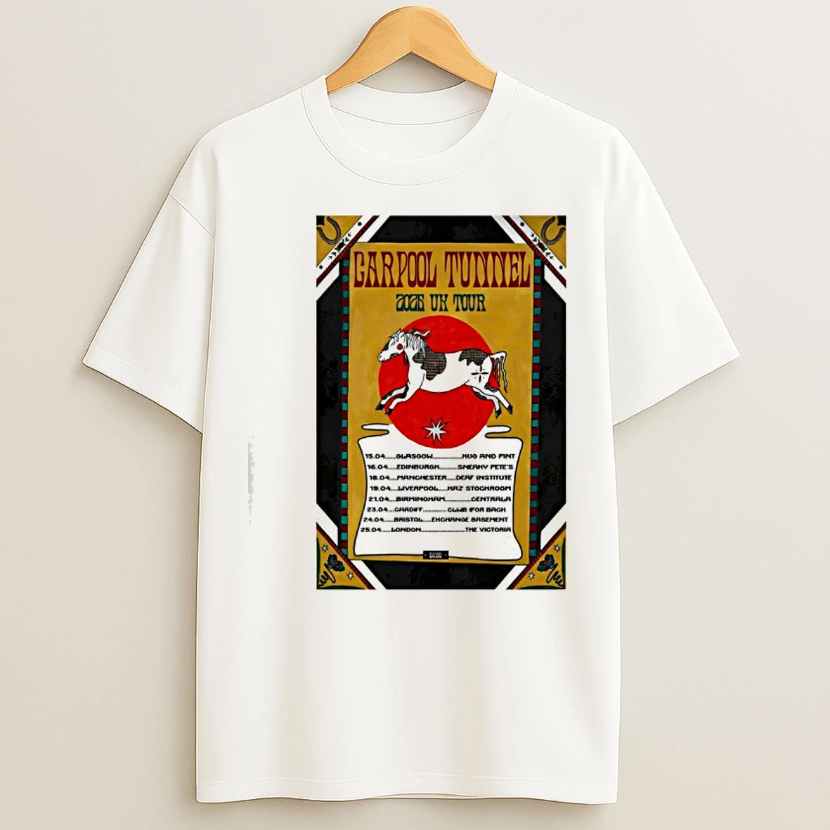 Classic Carpool Tunnel Uk 2025 Tour T Shirts