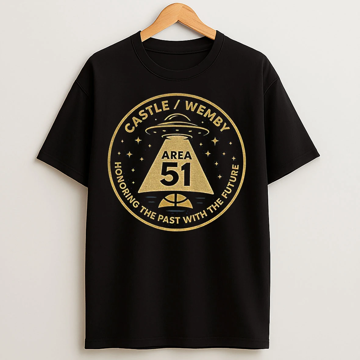 Classic Castle And Wemby Ufo San Antonio Spurs Alien Basketball Honoring The Past With The Future T Shirts