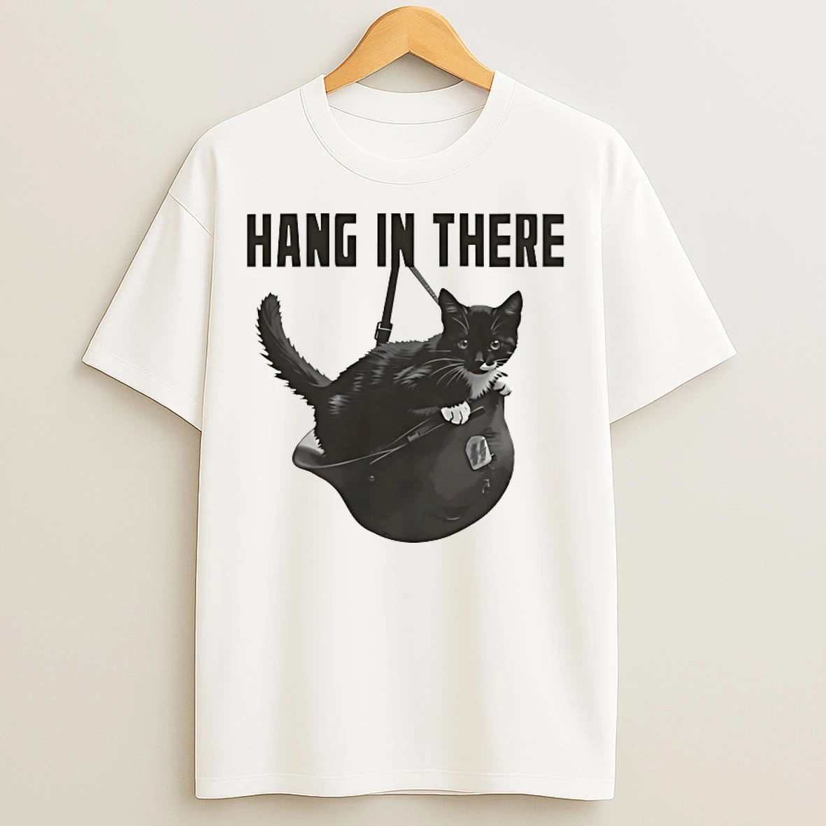 Classic Cat Hang In There T Shirts