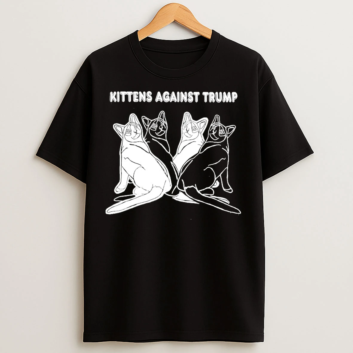 Classic Cat Kittens Against Trump T Shirts