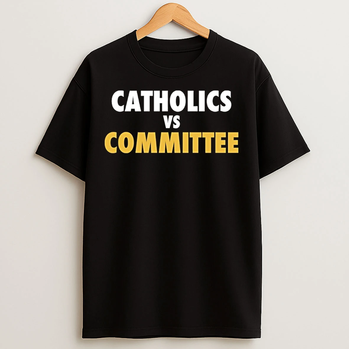 Classic Catholics Vs Committee Notre Dame Fighting Irish And The Miami Hurricanes T Shirts
