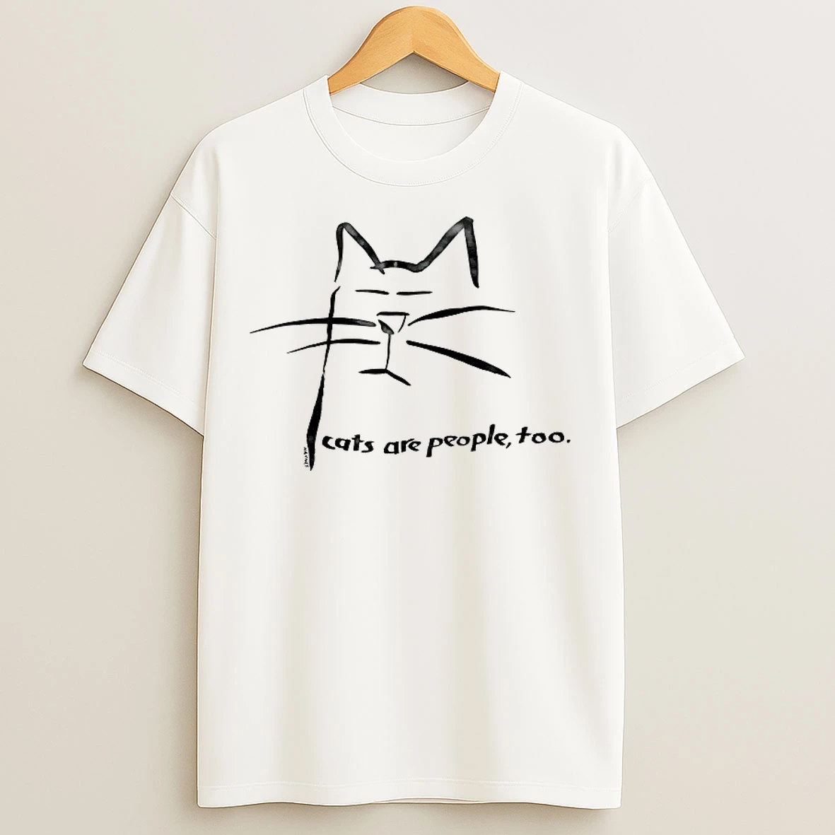Classic Cats Are People Too T Shirts