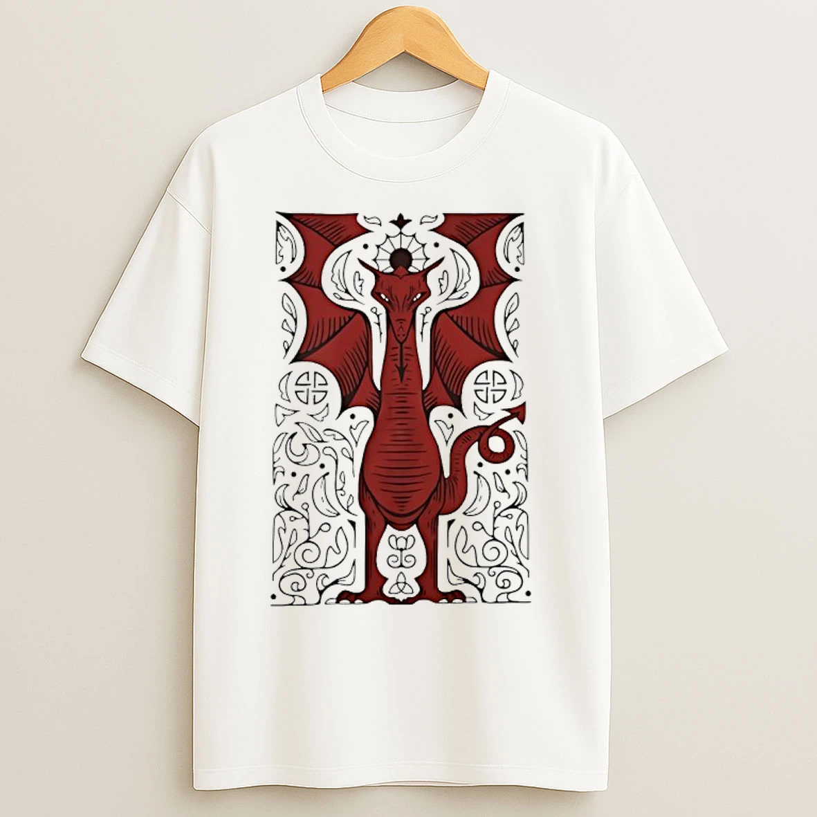 Classic Cdawgva Red Dragon T Shirts