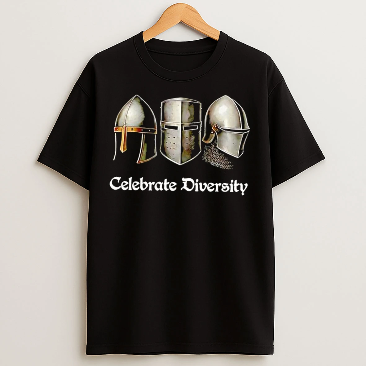 Classic Celebrate Diversity Warrior Helmet T Shirts