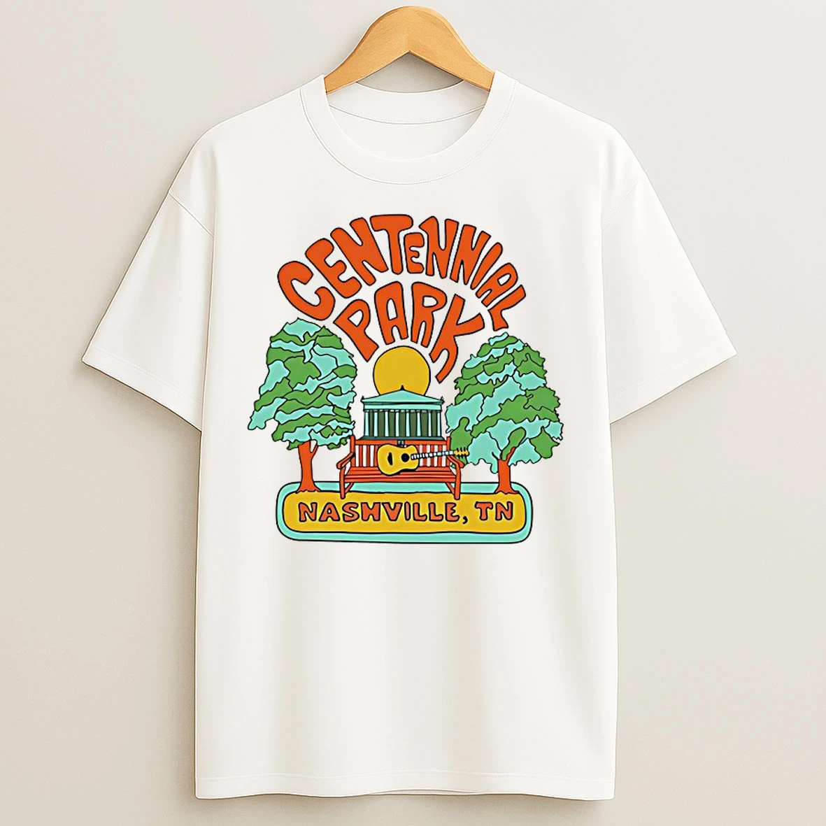 Classic Centennial Park Nashville Tn T Shirts