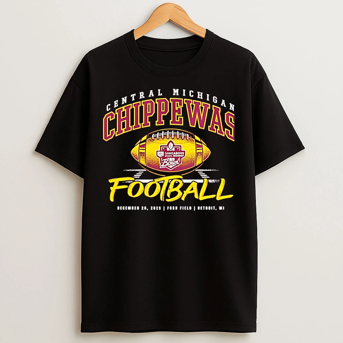 Classic Central Michigan Football 2025 Gameabove Sports Bowl Vintage Christmas T Shirts