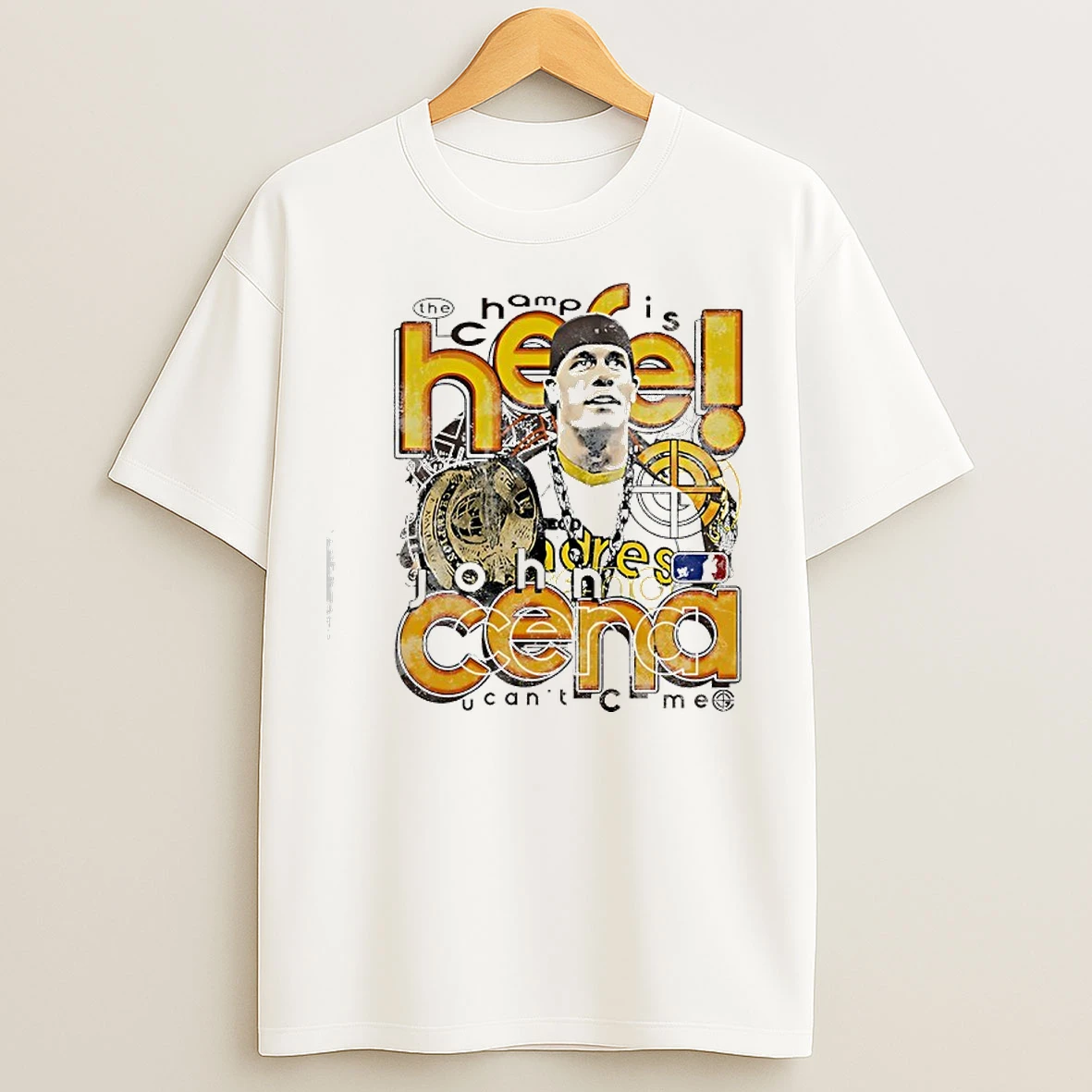 Classic Champ Is Here John Cena Rings Graphic T Shirts
