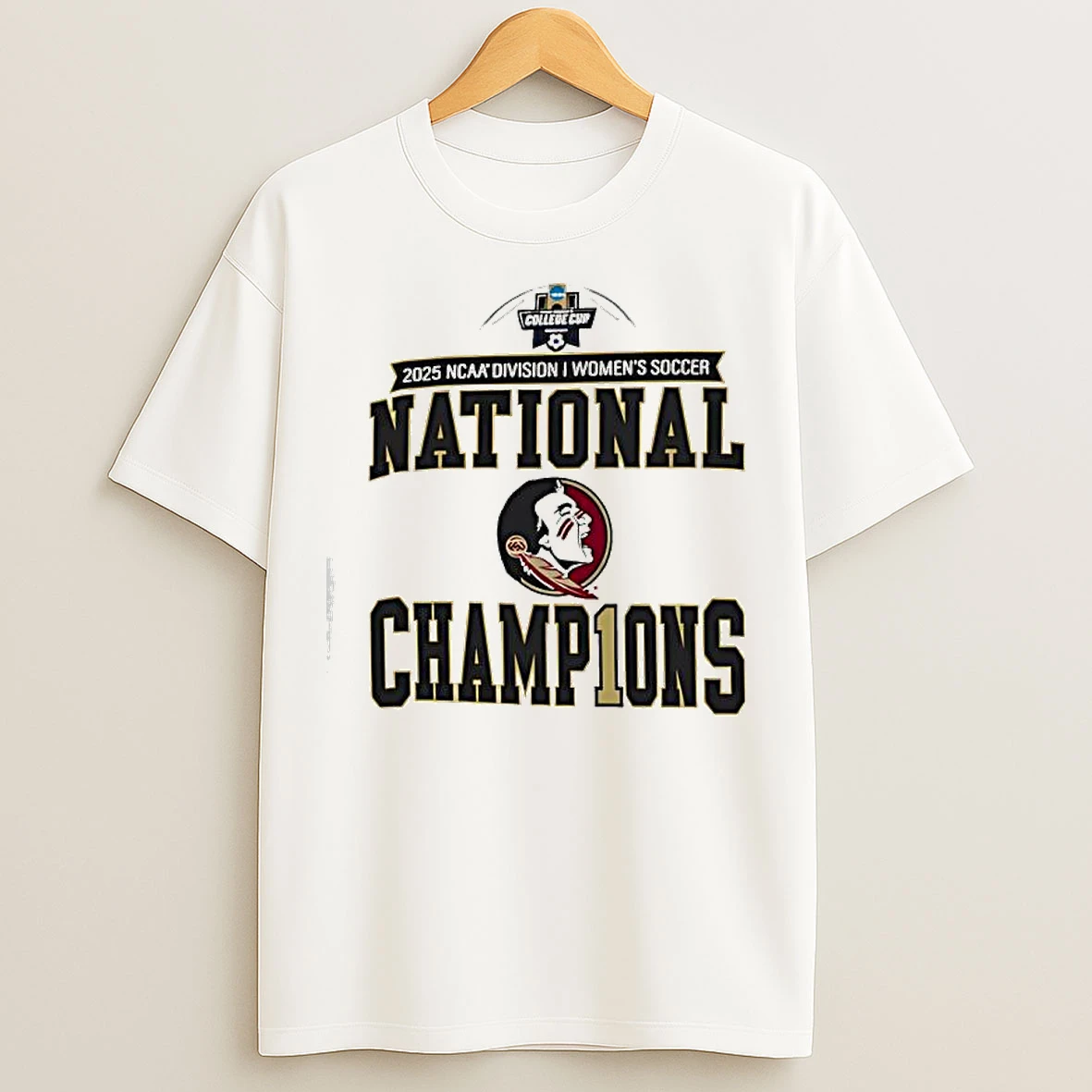 Classic Champion Florida State Seminoles 2025 Ncaa Womens Soccer National T Shirts