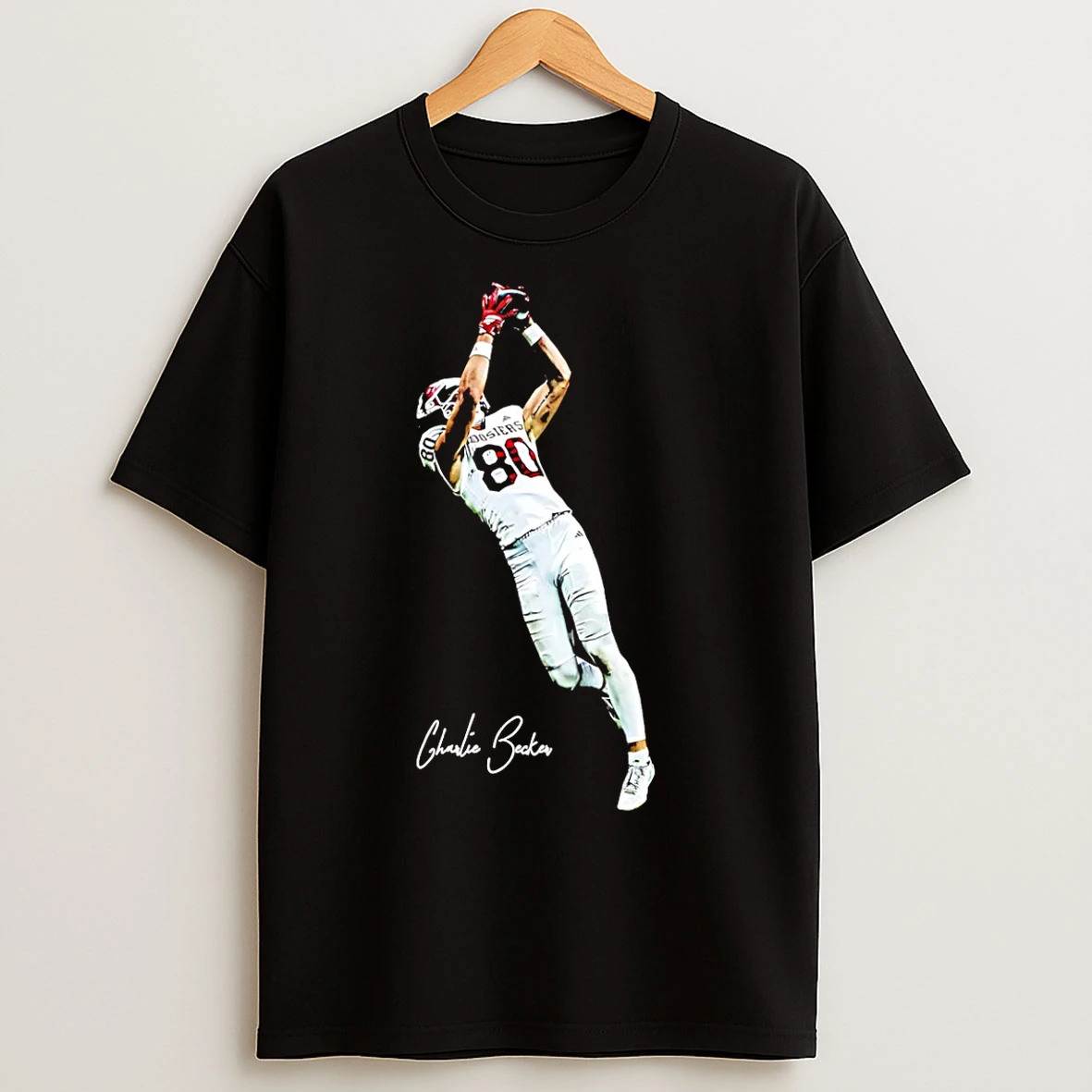 Classic Charlie Becker Indiana Hoosiers The Catch Champions Signature T Shirts